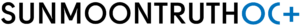 Sun Moon Truth - Blue Horizontal Footer Logo